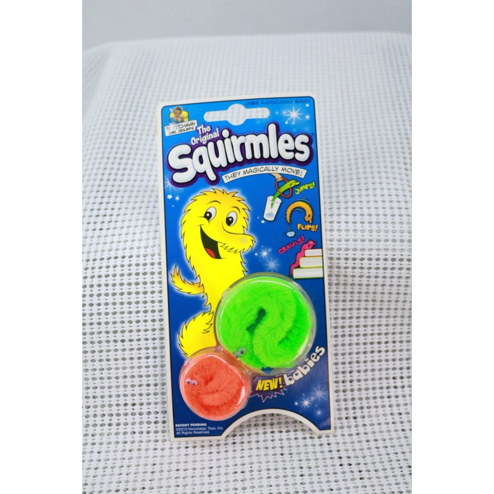 Original Squirmles Magical Pet with Baby Squirmles 70’s 80’s Toys Choose Color!